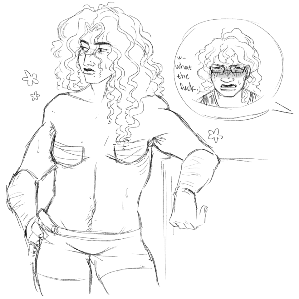 alienification's tweet photo. guys unfollow me idk what im doing anymore this is derek selfcest with @serpiobscura's derek https://t.co/QIDGngLZsM