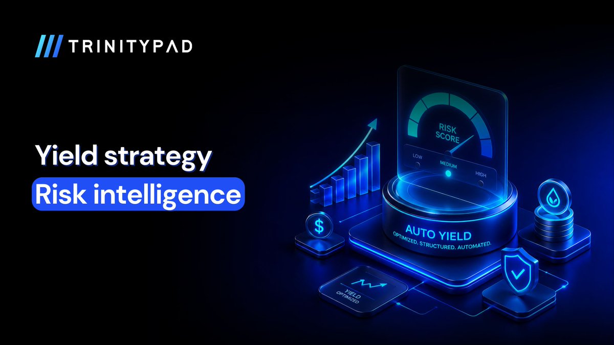Trinity_Pad's tweet photo. Risk scoring meets yield optimization.

Auto Yield brings structure to DeFi income strategies.

Coming soon → https://t.co/L8f8mtkjIo https://t.co/OmdvE6XiL2