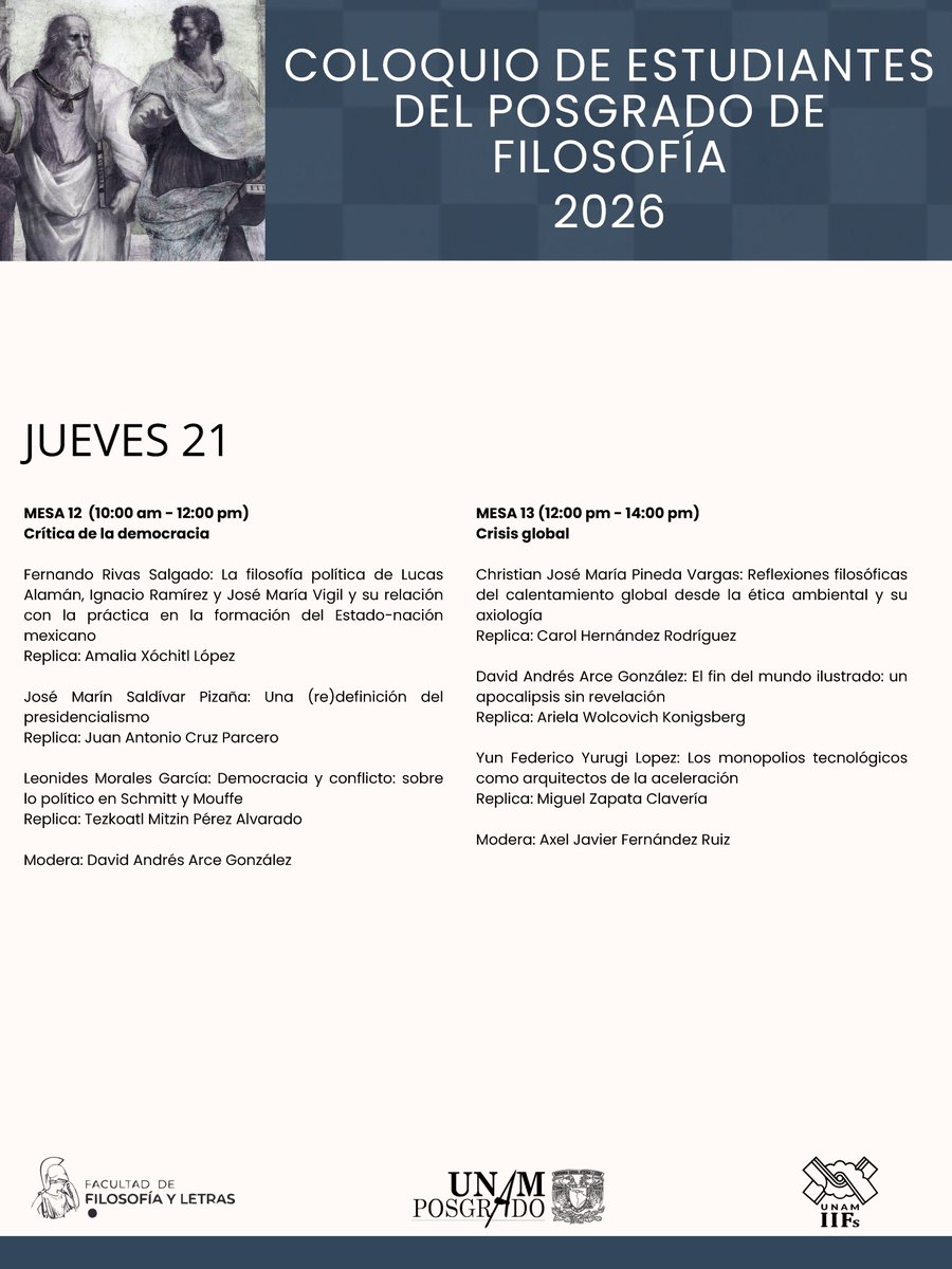 I.I.Filosóficas • UNAM tweet media