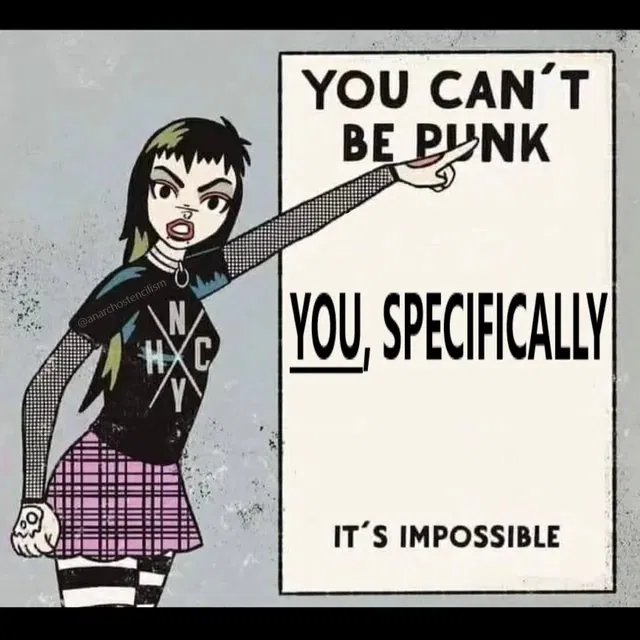 Avyon404's tweet photo. 8 /At a certain point it stops being about the fish entirely. It's about spitting in the face of an Oppressor tell you how you can have fun. 

but yall aint ready to have the punk conversation with me yet. https://t.co/5GuX1D1DUt
