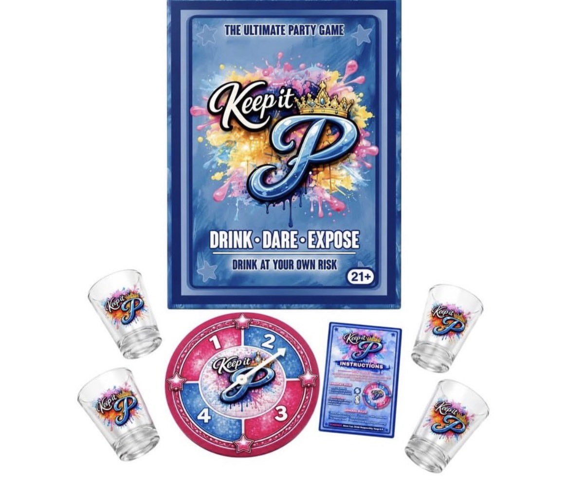 MsPrettyP____'s tweet photo. 🚨IT'S OFFICIALLY LIVE🚨 The Keep It P Game is AVAILABLE NOW FOR PREORDER🎲💖🥃Dare. Drink. Expose.
Custom shot glasses
Pink dice
Exclusive game cards
Perfect for girls nights, kickbacks &amp; vacations
https://t.co/GcNzoCpZ0R Link in bio! https://t.co/MeE14kyq4l