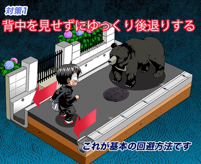 クマに遭遇したときやってはダメな3つの行動】（4/4） 生還方法は 1