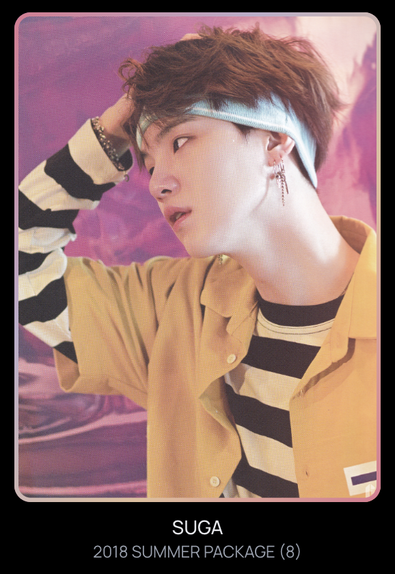 2️⃣1️⃣5️⃣ SUGA - 2018 SUMMER PACKAGE (8) #bcdapp #bcdcollection