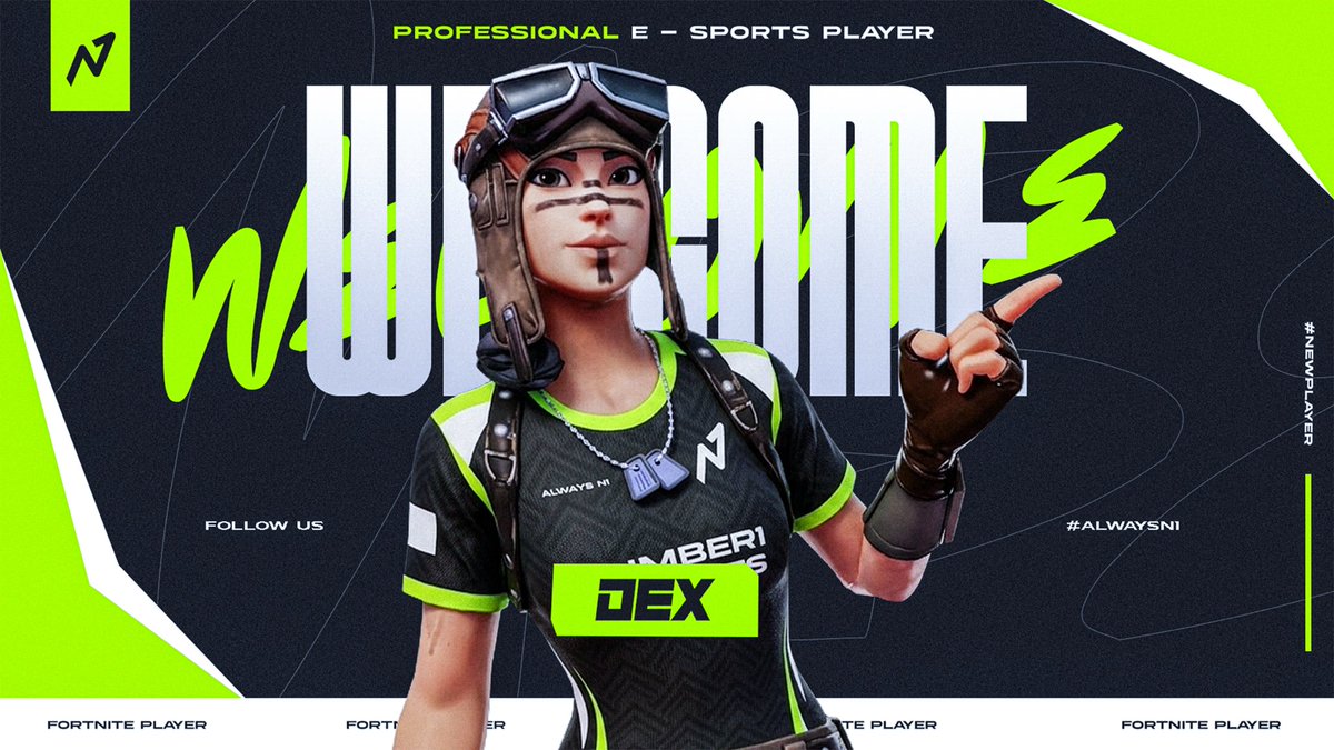 Number1Esports's tweet photo. We are delighted to introduce our new Fortnite player DEX , welcome to your family mate π₯π
#AlwaysN1 #BeTheNumber1 https://t.co/RDqwOmxnqY