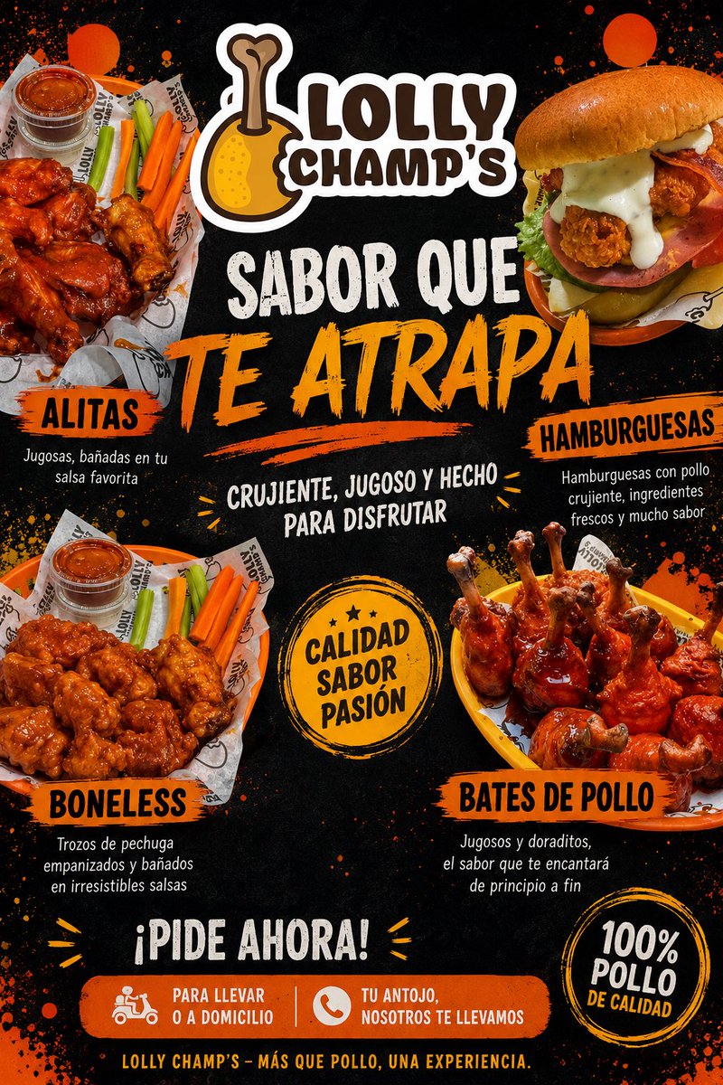 LollyChamps's tweet photo. 🕞Abierto de miércoles a domingo de 3:30 PM - 11:30 PM.  
📲Ordena por WhatsApp: 8136001879. https://t.co/CsKopvP1vx