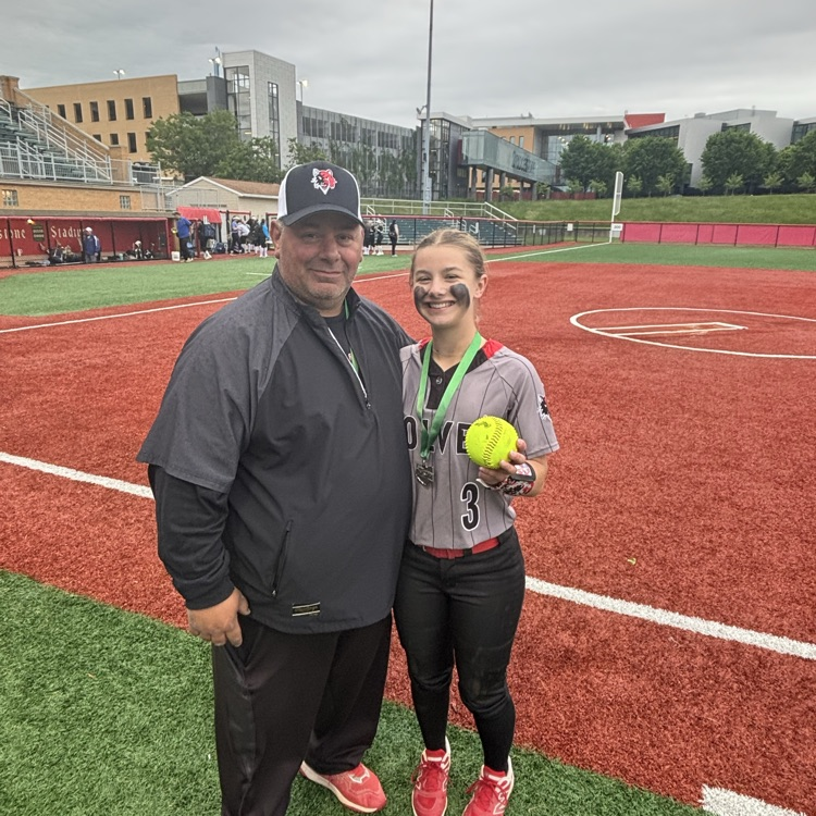 CUYHTS's tweet photo. Congratulations to Aly Williams for getting her 100th career hit in tonight's district championship game! https://t.co/DTvSPlemeO