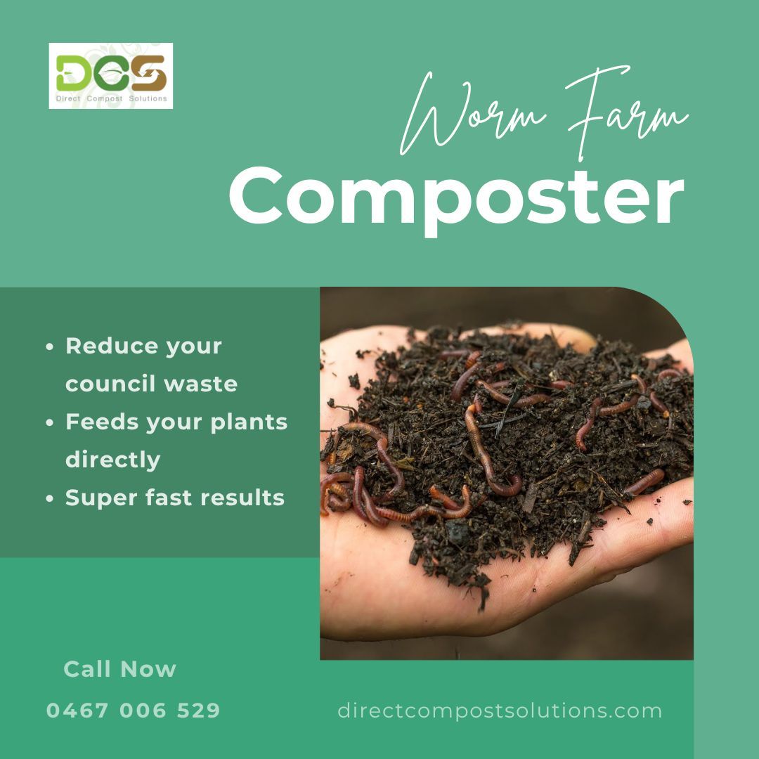 dcscompot's tweet photo. 🎒 Upgrade your gardening game with an efficient worm farm composter designed to work directly in your garden beds. 🌿 This hassle-free system allows you to recycle kitchen scraps without the unpleasant odors or high maintenance of traditional bins. https://t.co/ygbl0Q8bzd