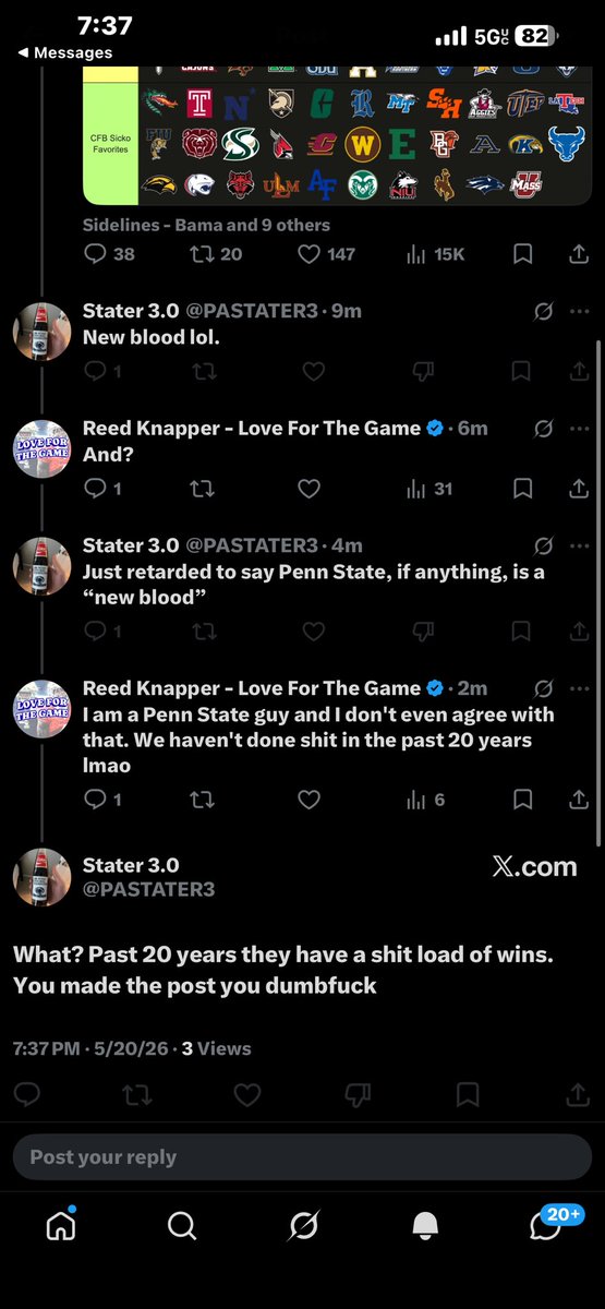 Reed Knapper - Love For The Game tweet media