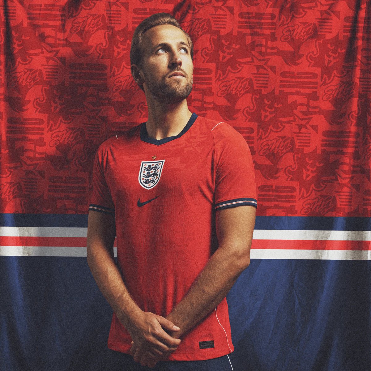 SHOPSOCCERPLUS's tweet photo. New arrival from Nike! The England away kit in classic red for the upcoming 2026 FIFA World Cup. Available now in store. #england #threelions #fifawordcup #nikefootball #soccerplus https://t.co/6EagQIlE9Q