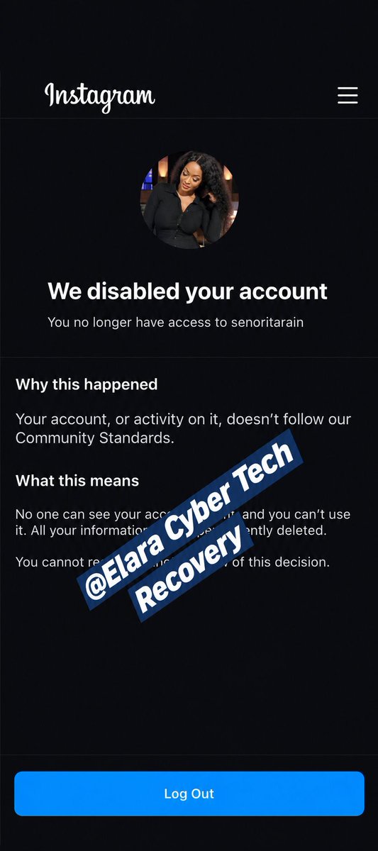 elaracybertech's tweet photo. Disabled Instagram account? Don’t panic. 💻🔓
We help recover disabled, hacked, and locked accounts fast.

Proofs don’t lie 👀
DM now before your account gets permanently deleted.
#InstagramRecovery #DisabledAccount #HackedInstagram #AccountRecovery
#ElaraCyberTech https://t.co/WBvZVnPtPr