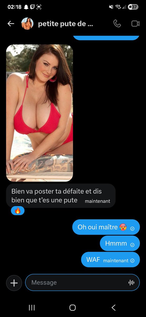 chienne soumise à @Jean08539653 tweet media