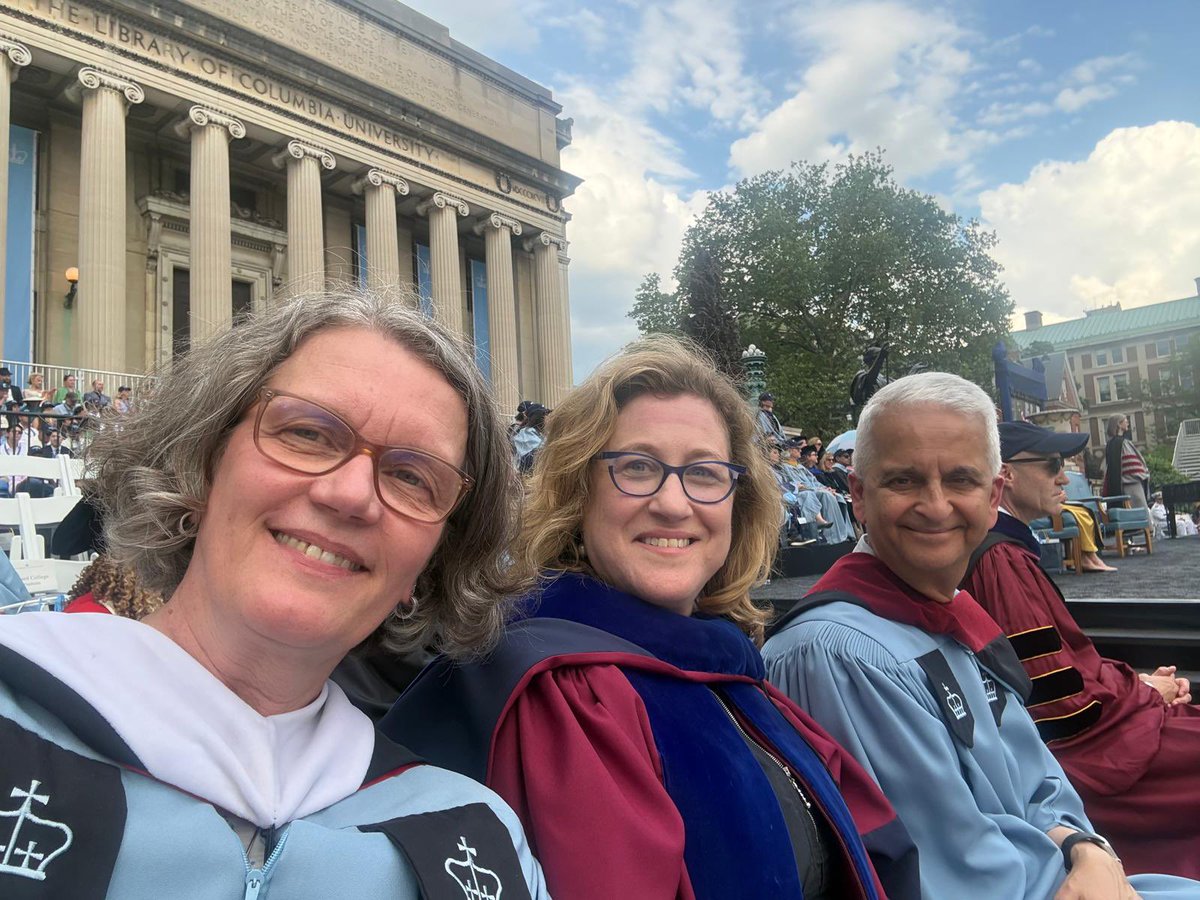 columbiafsi's tweet photo. Mazal tov to our dear colleague Prof. @Rebecca_Kobrin , co-director of the @ColumbiaIIJS , on receiving the 2026 @Columbia Presidential Award for Outstanding Teaching. The award is a well-deserved recognition of her contributions to teaching and mentorship. Congratulations to our other colleagues who also received the award.