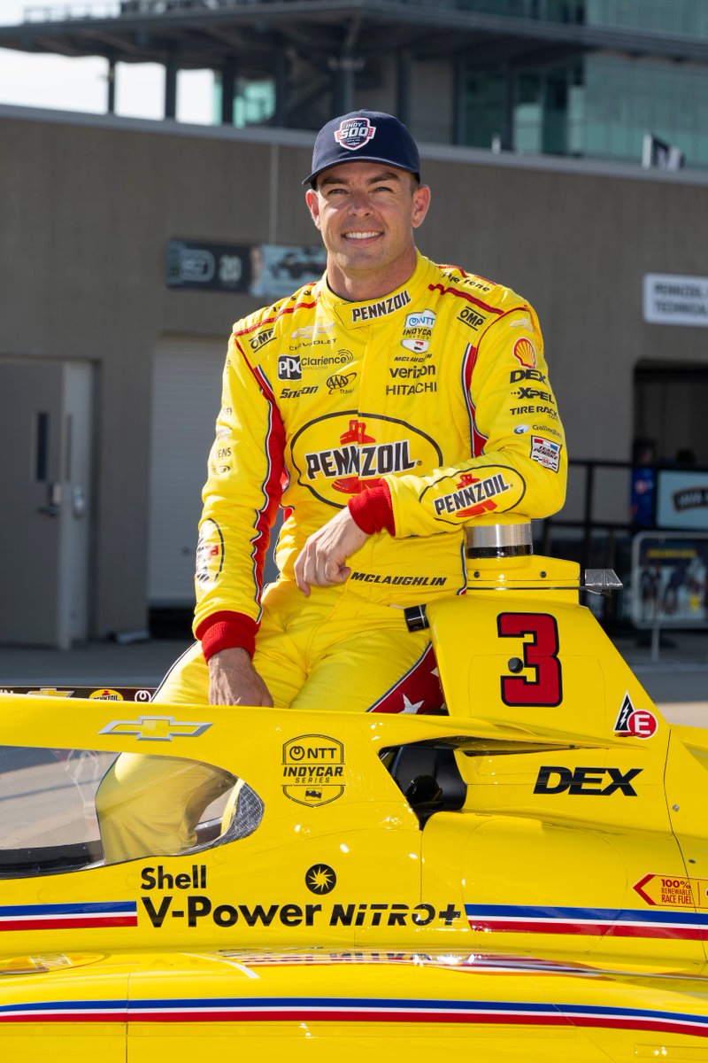 Pennzoil's tweet photo. Full steam ahead at IMS! The Yellow Submarine has officially surfaced 👀 https://t.co/qqTYKLRFc4