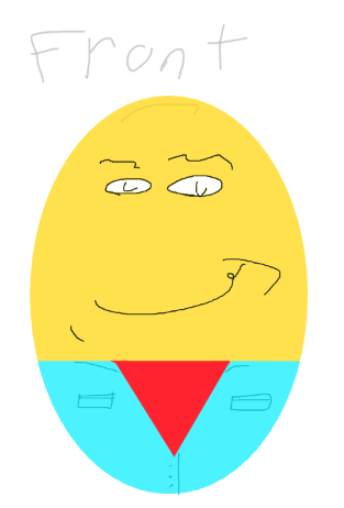 robertx1rules's tweet photo. egg concept i guess, 2 sided egg.
front side is a happy and joyful guy while the back is a melted worn down guy or something and with an extra eye revealed. The side is just like stitches and bandages
#EggHunt2026Contest #Roblox https://t.co/3i6QXtUS3o