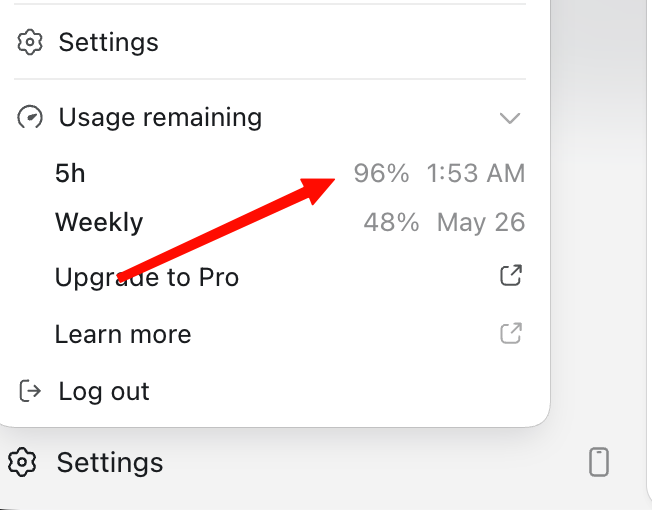 DaCodeKid's tweet photo. @OpenAIDevs @OpenAI Just leave the Codex app open and inactive itself is consuming my tokens?  It went from 99% to 96% in exactly 5 minutes. https://t.co/Pk19Et4u7Y