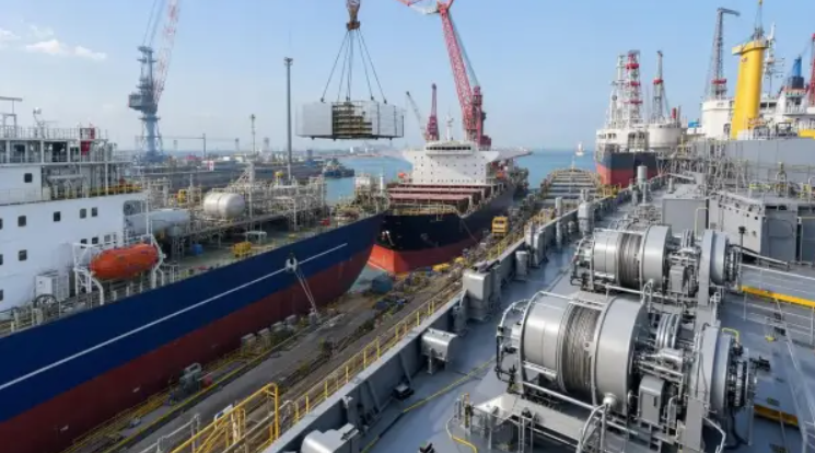 Frad_Group's tweet photo. China’s shipbuilding boom continues 🚢 
In Q1 2026, China secured ~85% of global new ship orders (+195% YoY), with nearly 70% of global backlog. Decarbonization debates continue, but orders speak loud. 
(ref: CANSI)
#China #Shipping #Shipbuilding #Maritime https://t.co/cl6jPcTuXi
