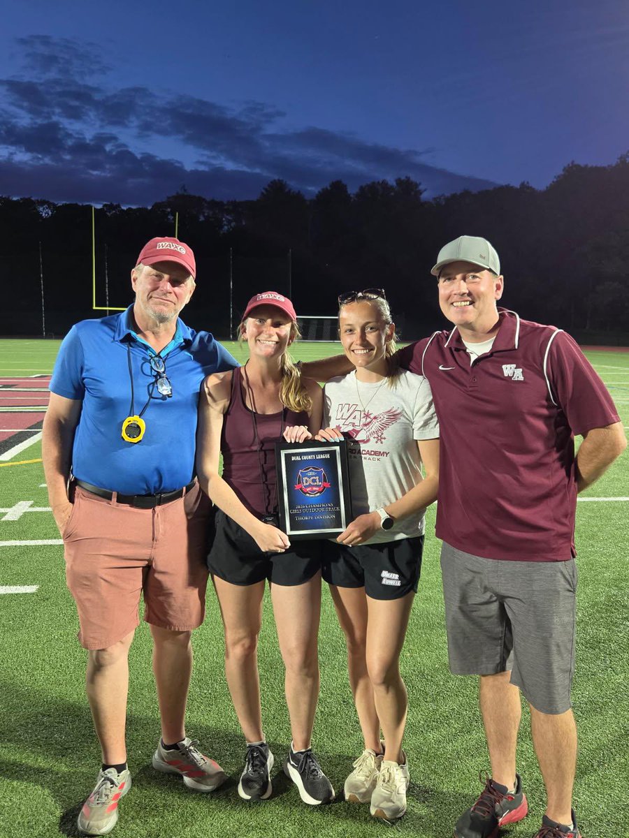 TheWAGhosts's tweet photo. Congratulations to the WA Girls Track &amp; Field team. Your 2026 DCL Champions!! Very well deserved for a highly decorated Senior Class! #GoGhosts @LowellSunSports @GlobeLars https://t.co/3ZtwPkZu1l