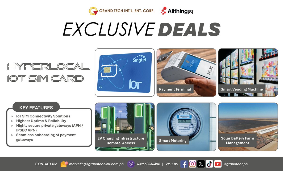 grandtechph's tweet photo. GRAND TECH EXCLUSIVE DEALS
May 21, 2026

#Canon, #Epson, #ECLine, #HiStone, #Allthings, #iMIN, #Honeywell, #Urovo, #Thomson, #SOTI, #Wacom, #Tiandy, GRAND TECH #Consumables

Distributed by GRAND TECH INTL ENT CORP
marketing@grandtechintl.com.ph
Viber: +639560036484 https://t.co/rDpY2sAf1V