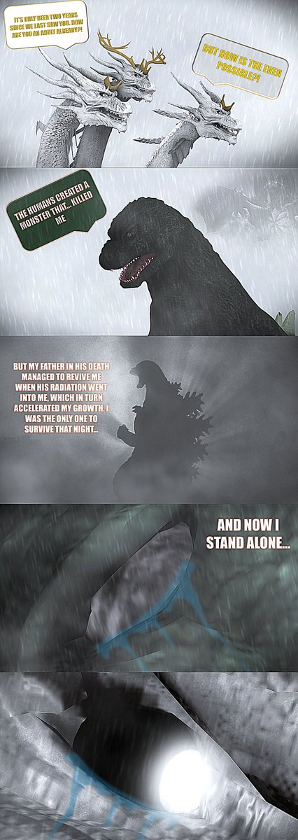 OliverKeehn's tweet photo. Tragic Reunion Part 2
Moonhidora by :@ClevzX 

#Godzilla #Moonhidora #GodzillaJunior #Callist #Io #Eura #Monsterverse #Kaiju #SourceFilmmaker https://t.co/iW1gzotz2w