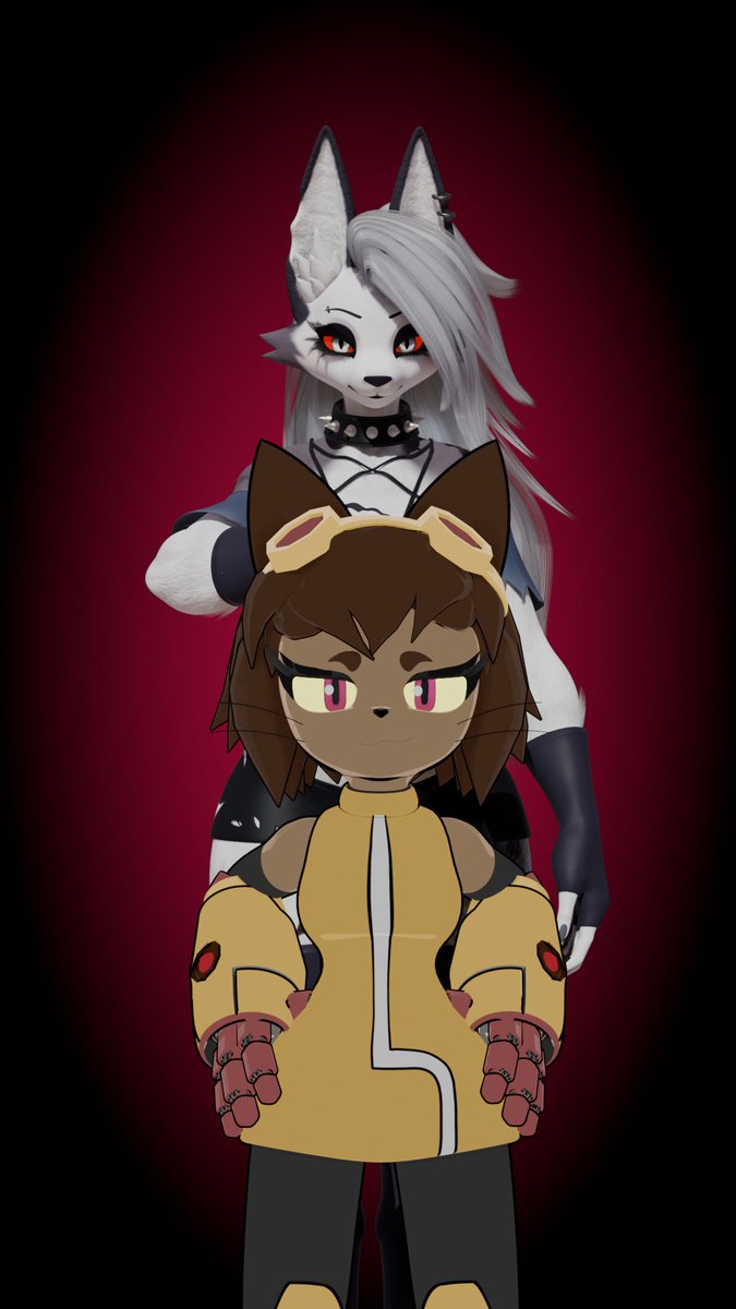 RaeveMaster's tweet photo. got bored, wanted to mess around so I made something super simple
Kit is very short now, should've made her shorter honestly https://t.co/beELGwh7D9