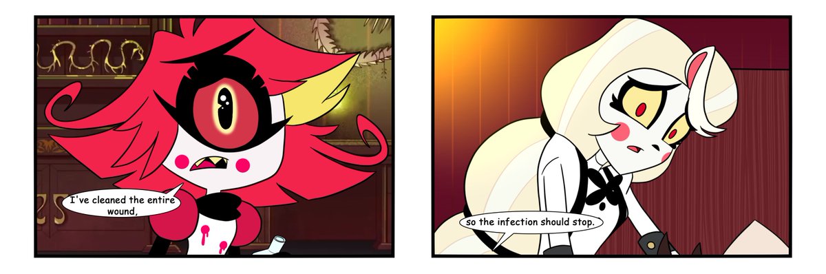 nala6098's tweet photo. Hazbin Hotel: #Charlastor REMORSE comic page 63❤️Husk what do you mean something is wrong?!😲
https://t.co/4rHVDjSp2g
#HazbinHotel #charlastor #radiobelle #HazbinHotelAlastor #HazbinHotelCharlie #alastorxcharlie #chalastor #アラチャ #Чарластор https://t.co/hLiFEmLSVQ