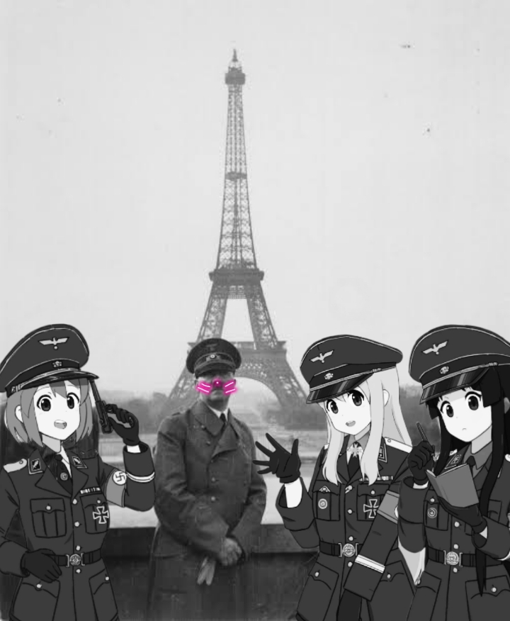 DaxtrexE's tweet photo. @Shinjir0Aragaki @llorandox1siglo @Random_Moe_ sisisi me creo nazi, hai hitler y todo eso https://t.co/RtHOpFuTNC