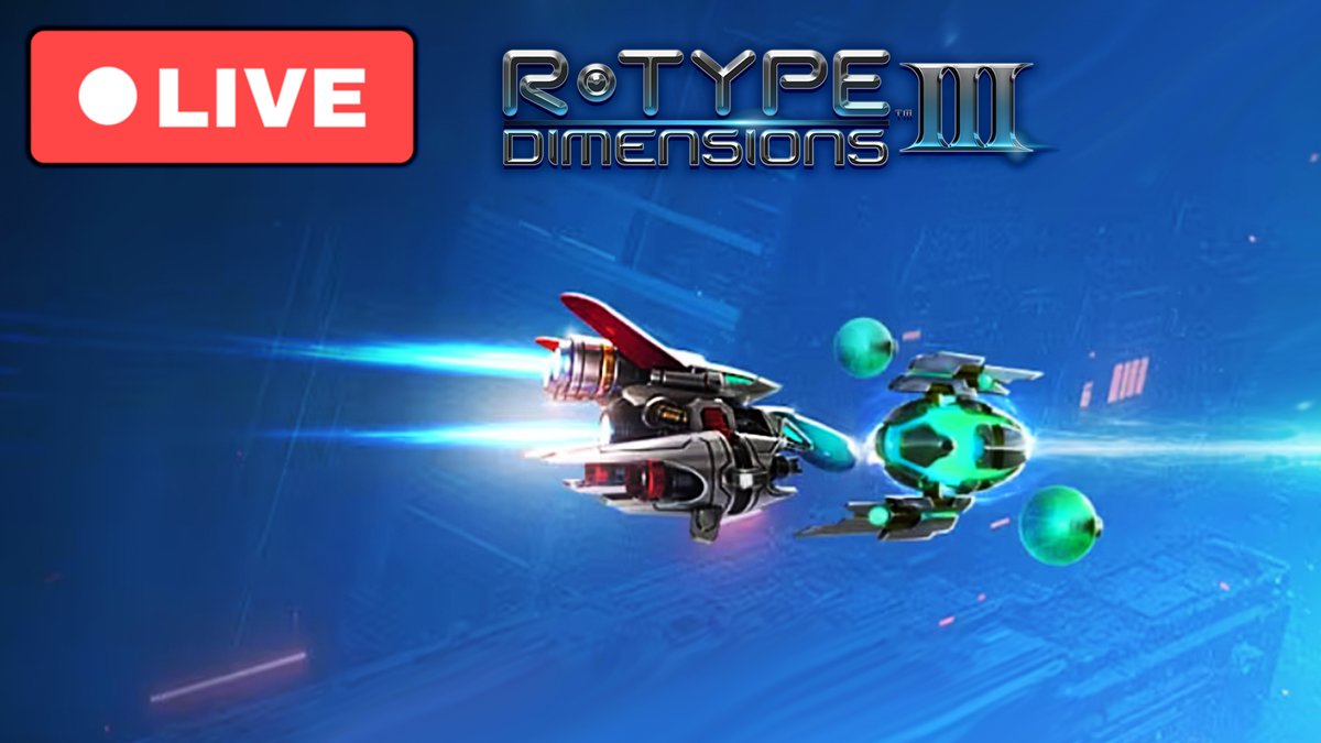 1invisibleB's tweet photo. [AD] [Live]

Join us on #Twitch &amp; #YouTube 👀 today i take a first look at #RTypeDimensionsIII on Nintendo Switch 2

Now patching.... ⚠️🫣

Click the links to watch >>>   

https://t.co/YLmVBA4vkS 

https://t.co/CWsflNJJX0 https://t.co/HY6vRUVo1e