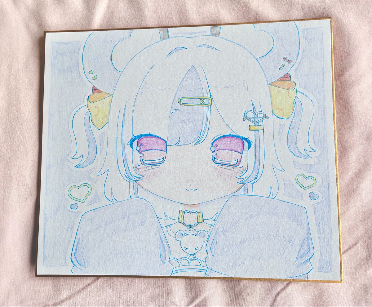 agurrigi's tweet photo. Nemimi shikishi fs below ! 🐁🩵
#drawmies https://t.co/7KqMYRV9qy