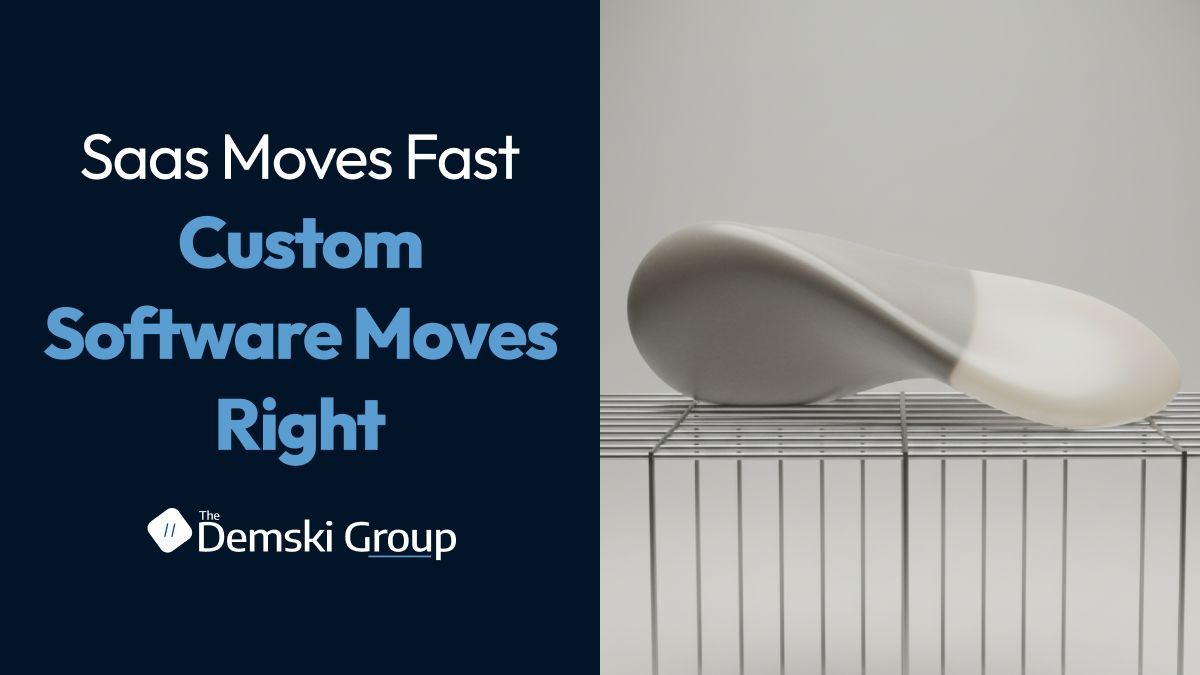 DemskiGroup's tweet photo. SaaS gets you moving fast.

Custom software gets you moving right.

The question isn’t which is better — it’s what your business actually needs.

👉 https://t.co/rDYEHqTlfW

#SaaS #CustomSoftware #TechStrategy #DemskiGroup https://t.co/OD4JpYKHUT