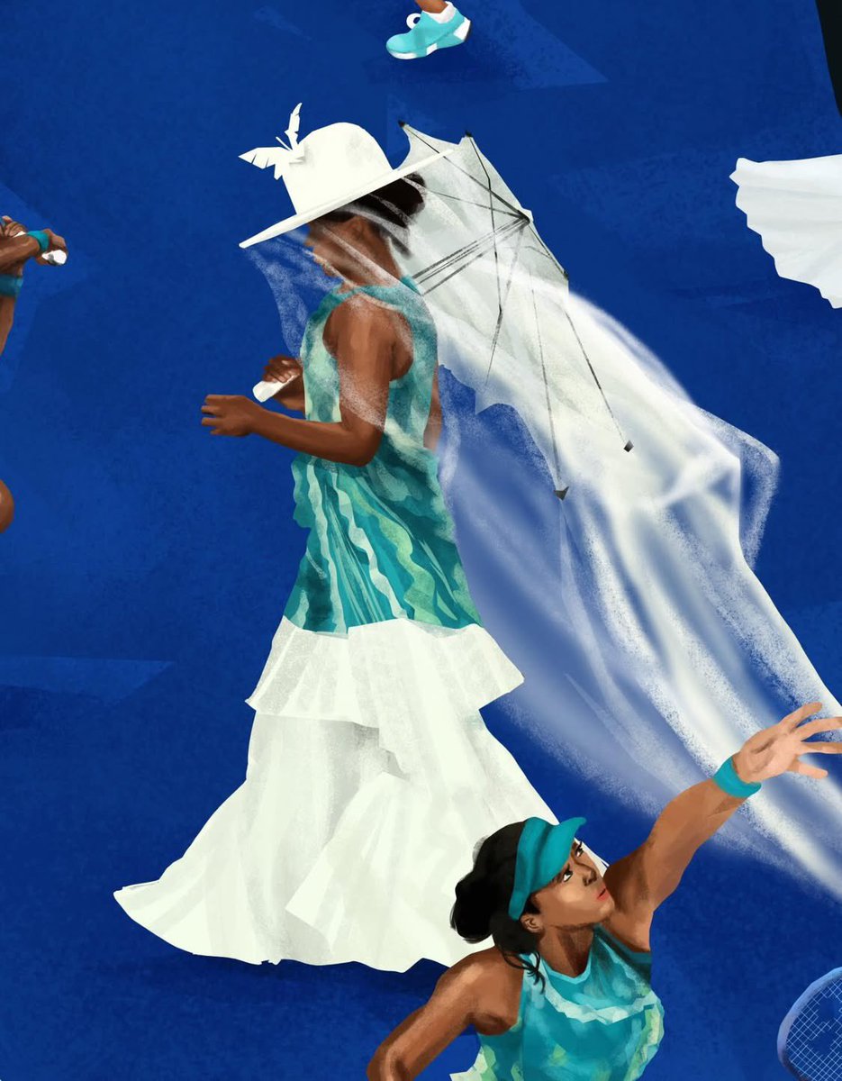 therealJayarts's tweet photo. A perfect blend of fashion , black women , tennis and beautiful aesthetics for your home✨￼ https://t.co/NeYbAQNzu5
