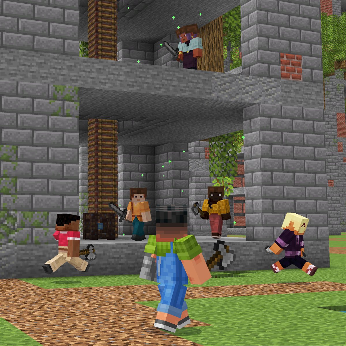 MinecraftMarket's tweet photo. Featuring GenWars, a new multiplayer adventure:

🪂Drop from the sky and claim one of 50 towers
💸 Secure generators and make in-game money to buy items & upgrades
🤝 Team up with friends to share resources and grow stronger
⚔️ Raid enemy towers and steal their loot
🏆 Fight to reach the top to potentially see your name in the monthly Hall of Fame

Find GenWars in your server tab!