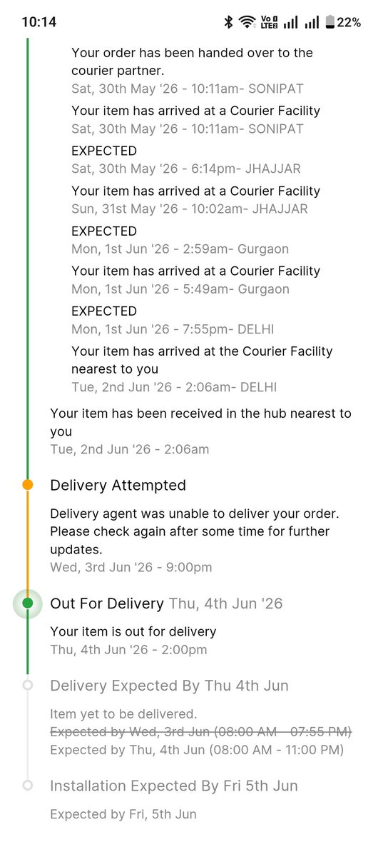 khan_448's tweet photo. @flipkartsupport @_Kalyan_K @flipkartsupport @Flipkart @_Kalyan_K Update ? https://t.co/B1PIvZhnK9