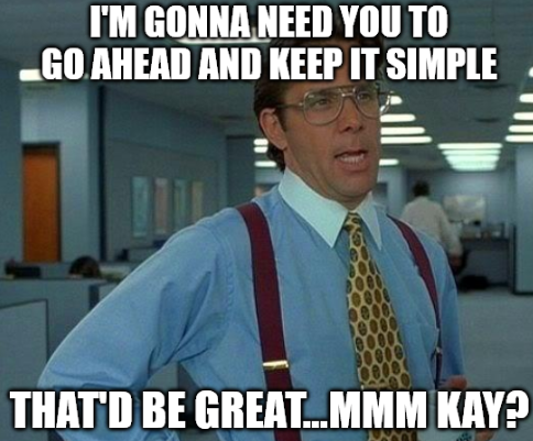 1hmle's tweet photo. The main lesson in Bitcoin, and life, is keep it simple.

Ain't nothing gained by continually adding complexity. 

This lesson will be hard learned in the coming days, whether you're an economically illiterate power trippin Core dev, or a fiat thermo financial engineering genius. https://t.co/oQDhsi6KCx