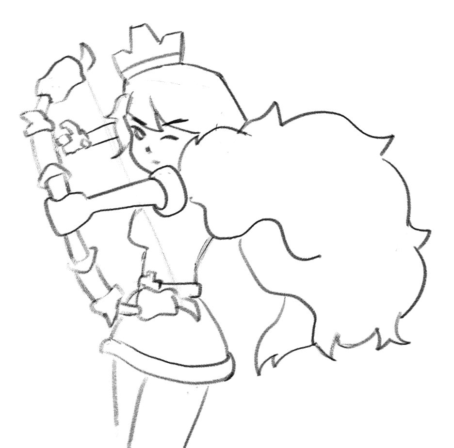 whynot_tonight's tweet photo. Evo Princess from Clash Royale
I am not good at coloring but I tried :) https://t.co/afd3UHRRxH
