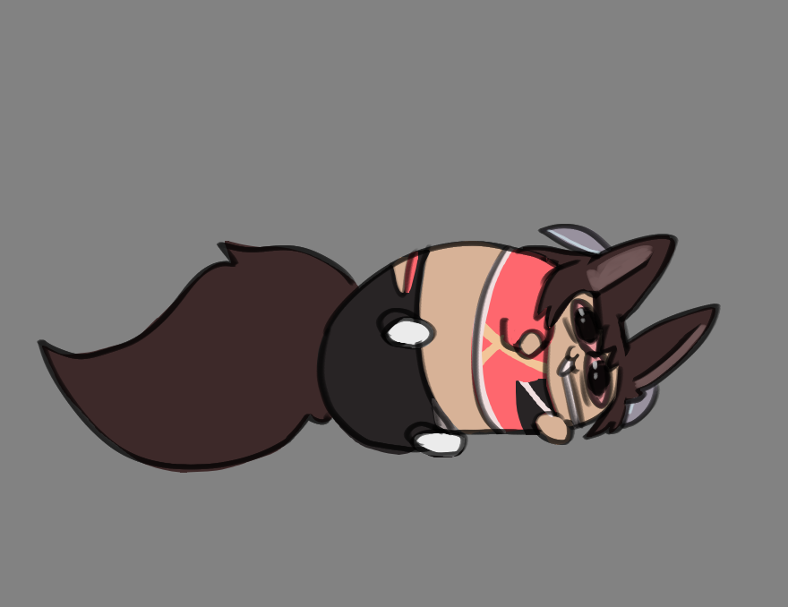 nebulami's tweet photo. @FoxedPup kept it sfw lmao but HAPPY BIRTH SUZU I hope you have a wonderful dayy heres a zonked creature for you https://t.co/xxxvcLcG8x