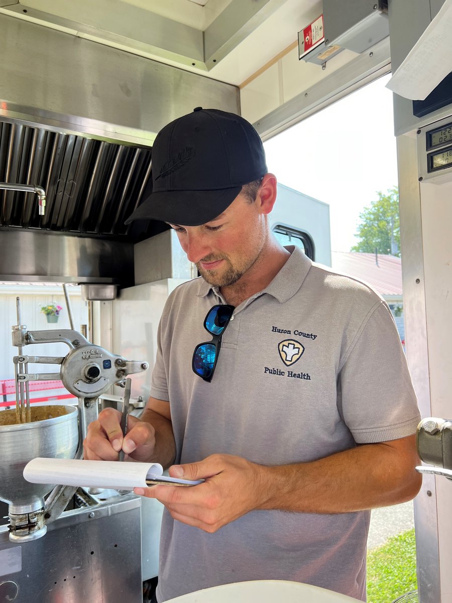 HuronCoHealth's tweet photo. On #WorldFoodSafetyDay we’d like to thank our REHS’s Carl, Matt, and Brendan for their hard work in keeping food safety a priority in Huron County through conducting regular inspections and licensures of Huron County food facilities. ⭐️

#SafeFoodBelongsToEveryone🌎🍗🥚🥜🍞 https://t.co/wcAeZBk7BZ