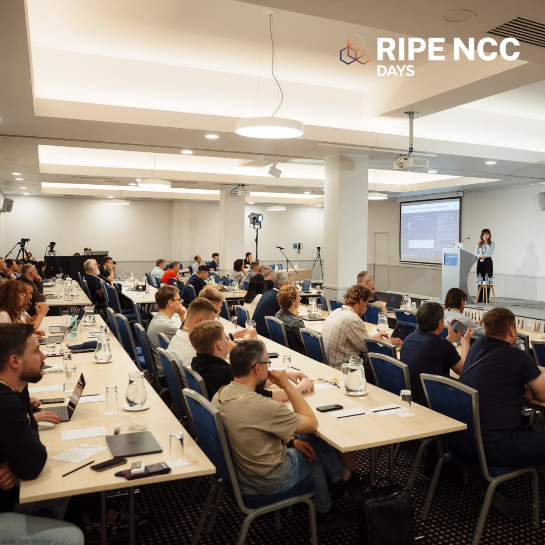 ripencc's tweet photo. And just like that, RIPE NCC Days Baltics has come to a close! 💙

We hope you enjoyed the event and came away with fresh insights and meaningful connections. https://t.co/PsNeM7mpJZ