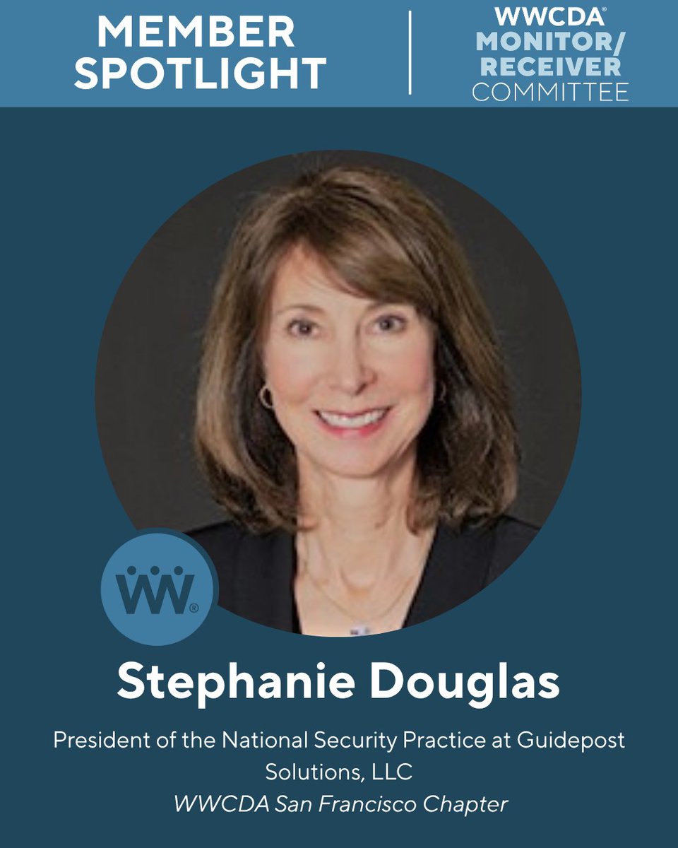 WWCDA1's tweet photo. #WWCDA San Francisco Chapter Member Stephanie Douglas advises organizations on national security, compliance, and investigative matters, including leading audits and monitorships related to Committee on Foreign Investment in the United States National Security Agreements. https://t.co/6pp6g4Gw5E