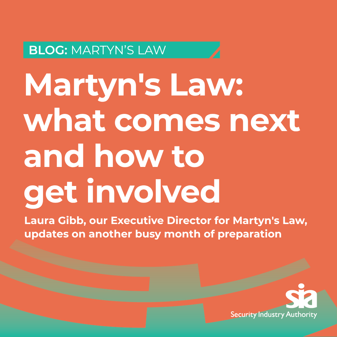 SIAuk's tweet photo. Read the latest update on our progress from our Executive Director for Martyn's Law, Laura Gibb as she discusses our recent engagement across the UK and what organisations in scope can expect next.

➡️Read the full blog: https://t.co/EIp4DuQpdn

#MartynsLaw
@ukhomeoffice https://t.co/nqPRPHbmhK