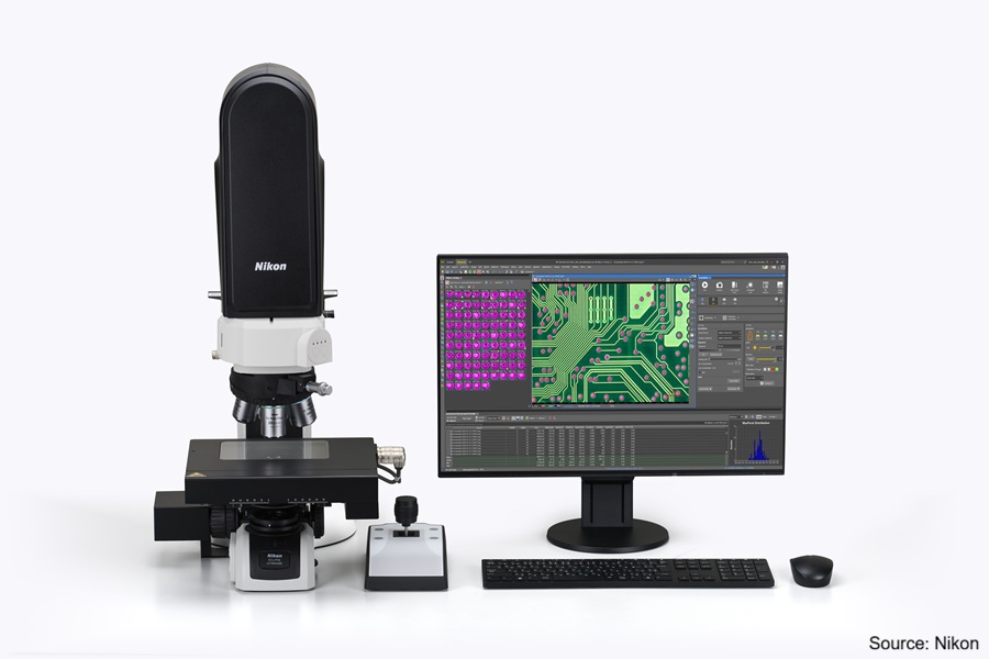 QualityMagazine's tweet photo. New Product Alert! Built on Nikon’s established industrial #microscope platforms, the LV100AMS combines fully automated #inspection with #AI powered image analysis.
Learn More! https://t.co/DU71Oe2Muo https://t.co/ZPGv1cb6gl