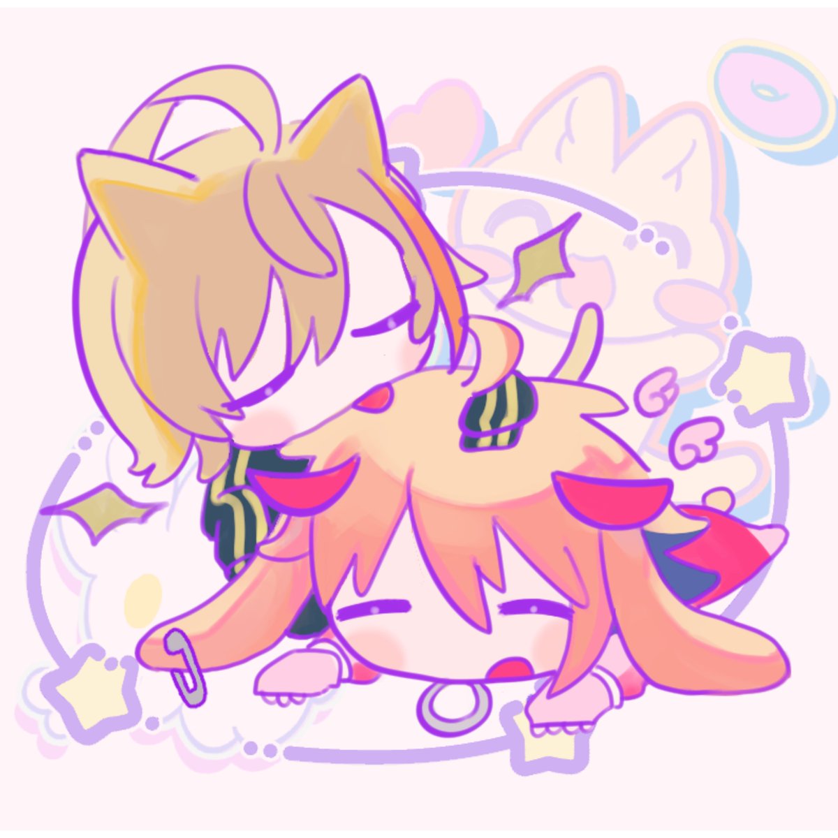 skylarkowl1's tweet photo. 🐰👼🐱😈 https://t.co/TCVnvHscze