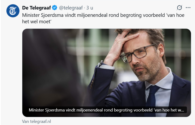 EelcoHoecke's tweet photo. "Al uw zuurverdiende belastinggeld moet naar het buitenland zodat Sjoerd Faalhaas Sjoerdsma en Jetten 1 kunnen blijven "regeren".... Wanneer maakt de oppositie eindelijk een einde aan dit rampzalige minderheidskabinet? Nee21 stemde hiervoor mensen... https://t.co/6OD8MUyzyC