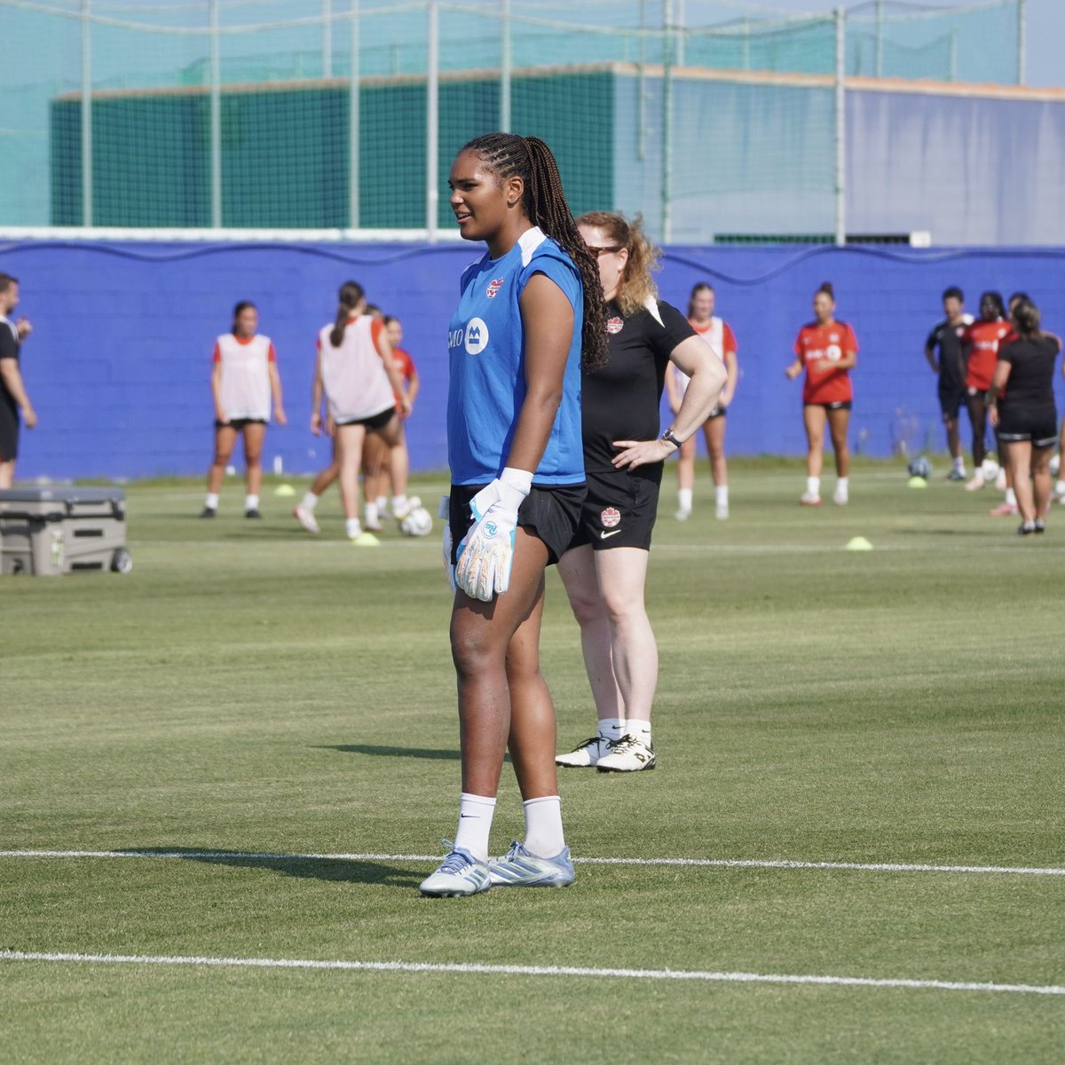 CANWNT's tweet photo. Step by step. Inching closer to our goals!

📸: @PinatarArena 
#CANW20 https://t.co/0TqXOZ9nb2