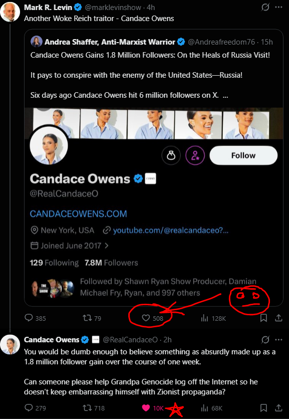 Square4Joe's tweet photo. Candace: He is a Boomer, they only watch FOX news and Think Whatever The FOX People (like him) Tells Them To
Think, Very Sad. This Ratio is Awesome Girl !!!!

P.S. I am a BOOMER Also, except I listen to your shows, Tuckers, Theo's, Joe's and Yes Nick's - You People are our future.