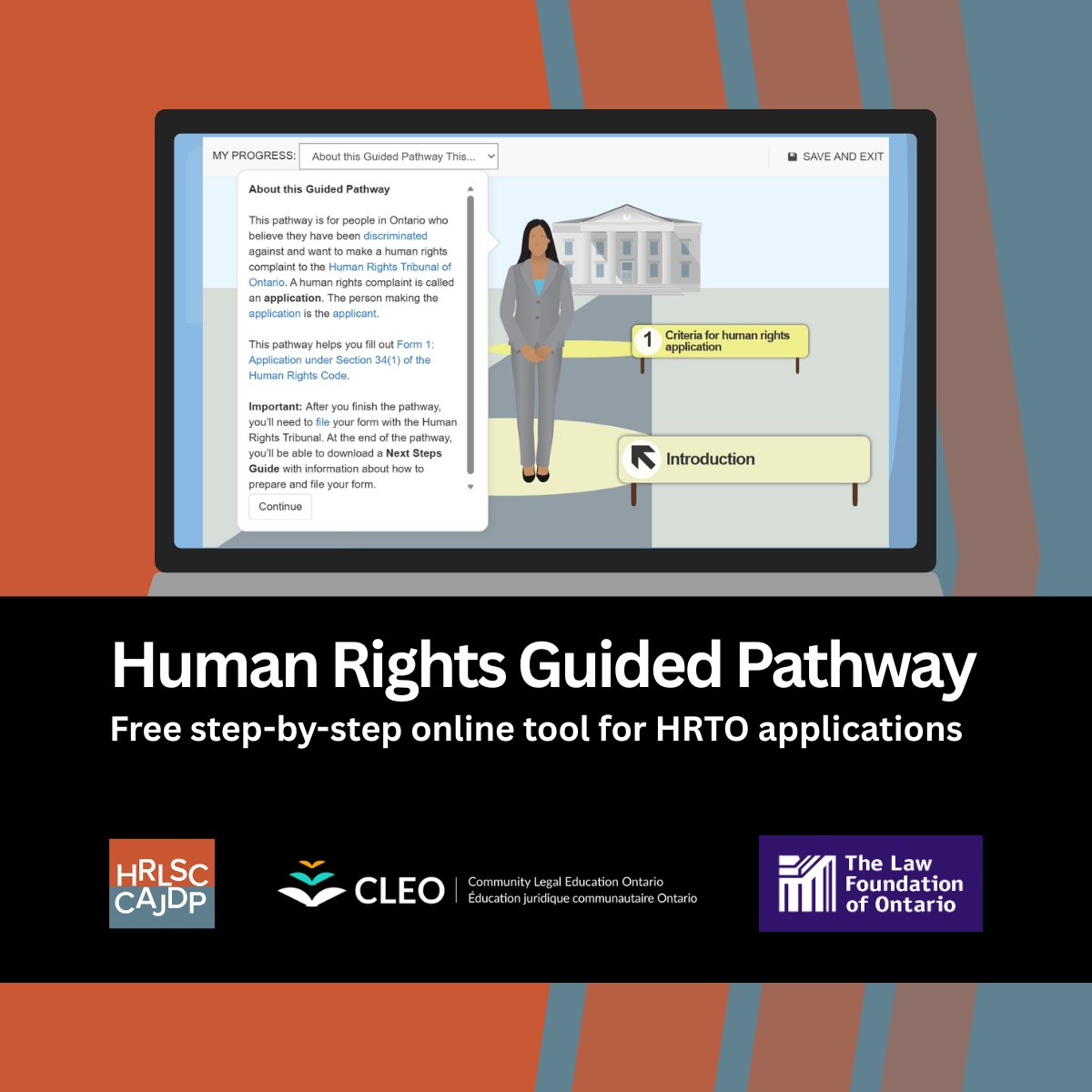 HRLSC_ON's tweet photo. Facing discrimination in Ontario and need help with next steps? The HRLSC is excited to announce two new resources to support access to justice! https://t.co/UXoCYiH8mD https://t.co/kycbUB0Opl