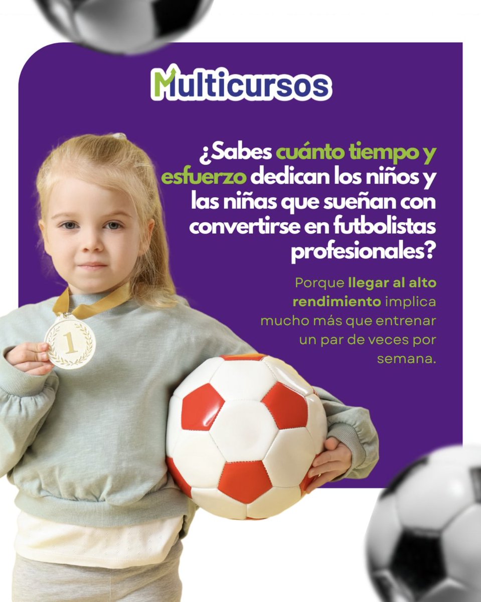 Multicursos's tweet photo. ⚽📚 ¿Por qué el homeschooling combina tan bien con los niños y niñas deportistas?

Porque desarrollar un talento deportivo requiere tiempo.

Mucho tiempo.

Entrenamientos, preparación física, torneos, partidos, viajes y recuperación forman parte de la rutina para llegar lejos. https://t.co/PVo3US5vK4