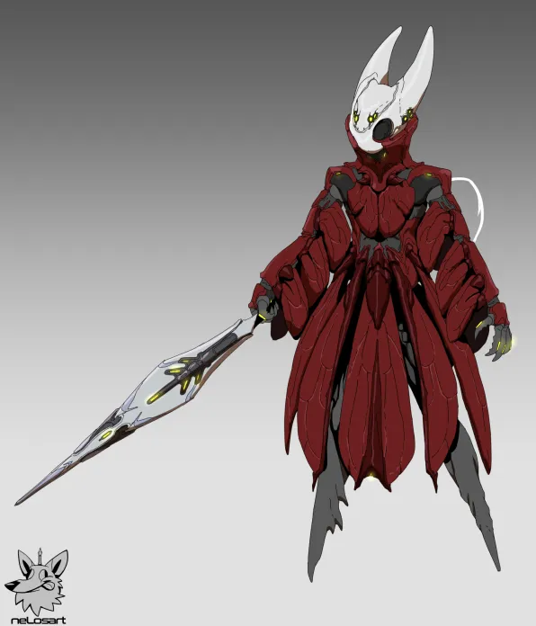BlazingCobalt's tweet photo. little project on the side

 #tennocreate #warframe #silksong 

concept by @Nelosart https://t.co/yh33ZPoy2U