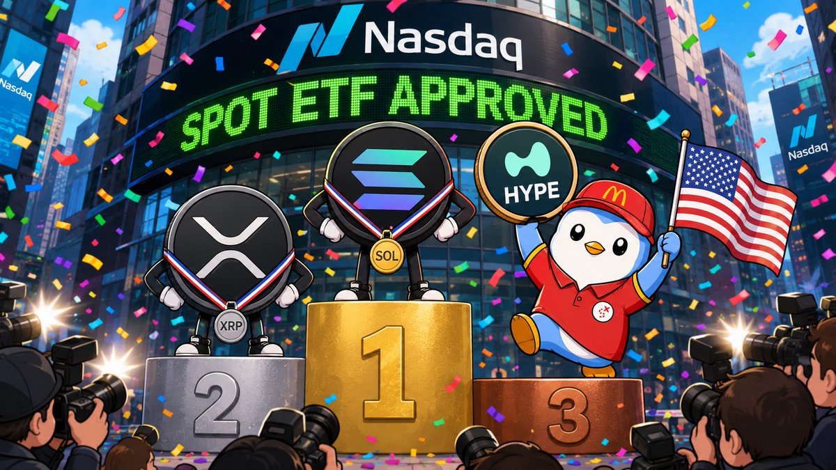 Pathfinding_AI's tweet photo. Grayscale launched a $HYPE ETF on Nasdaq on June 3 with built-in staking - ticker HYPG, fee 0.29%.

The fund launched with a seed investment of ~$115M in $HYPE tokens from Hyper Holdings Global LP

Why HYPG stands out:

➡️ Lowest fee. 21Shares THYP charges 0.30%, Bitwise BHYP charges 0.34%. Grayscale sets 0.29%

➡️ The only HYPE ETF with staking. The fund doesn't just hold tokens - it stakes them with a yield of ~2.2% annually. The income is reflected in the fund's value

➡️ Third HYPE ETF in a month. Three funds in that timeframe is a signal of serious institutional interest in Hyperliquid

$HYPE became the third altcoin after $SOL and $XRP to get a spot ETF in the US 🇺🇸. We've written about Hyperliquid multiple times: the token entered the top 10 by market cap, and the NYSE head called the project "bigger than Nasdaq."📝