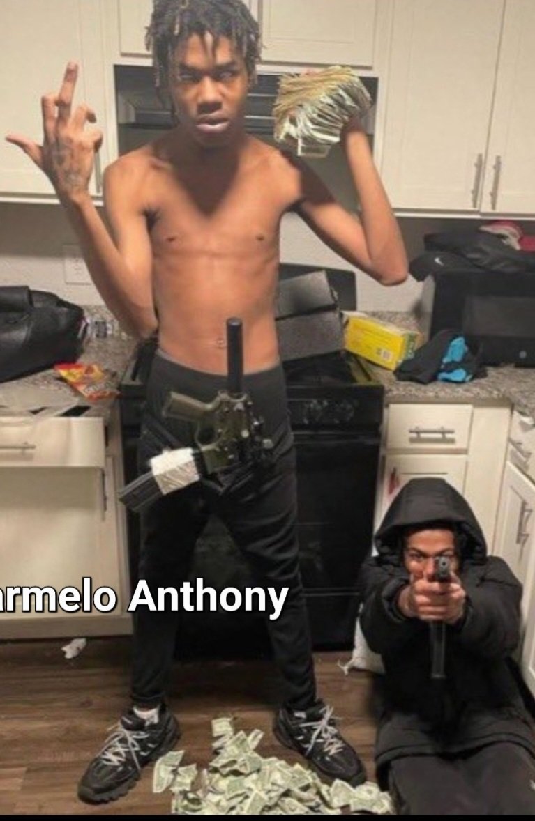 Dedicata's tweet photo. @iAnonPatriot You mean THIS karmelo Anthony?

Murder One. Life in Prison or Execution. Murder is murder. https://t.co/D7wq4YdKrO