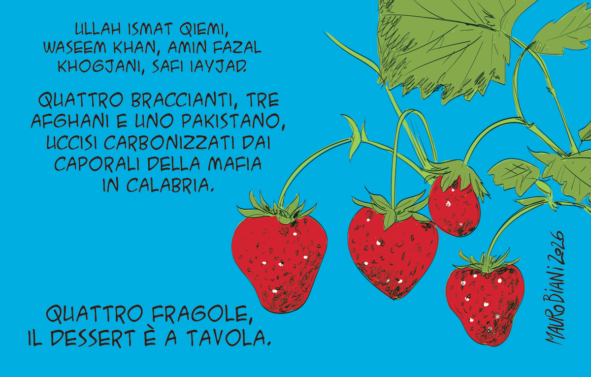 maurobiani's tweet photo. #persone #lavoro #braccianti #Cosenza #Italia #strage #caporalato #mafia
Abbiamo appena festeggiato la Repubblica, la Democrazia, la Costituzione.
La nostra tavola.
Oggi per @repubblica https://t.co/VdKsU4iMTp